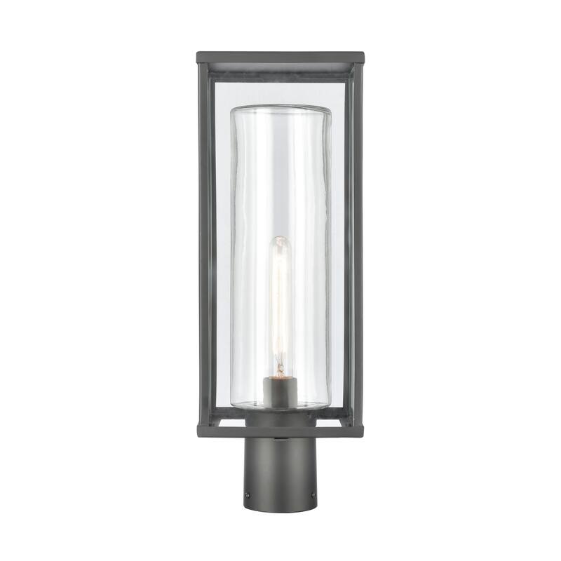 Elk Home Augusta 19.75'' High 1-Light Outdoor Post Light - Matte Black