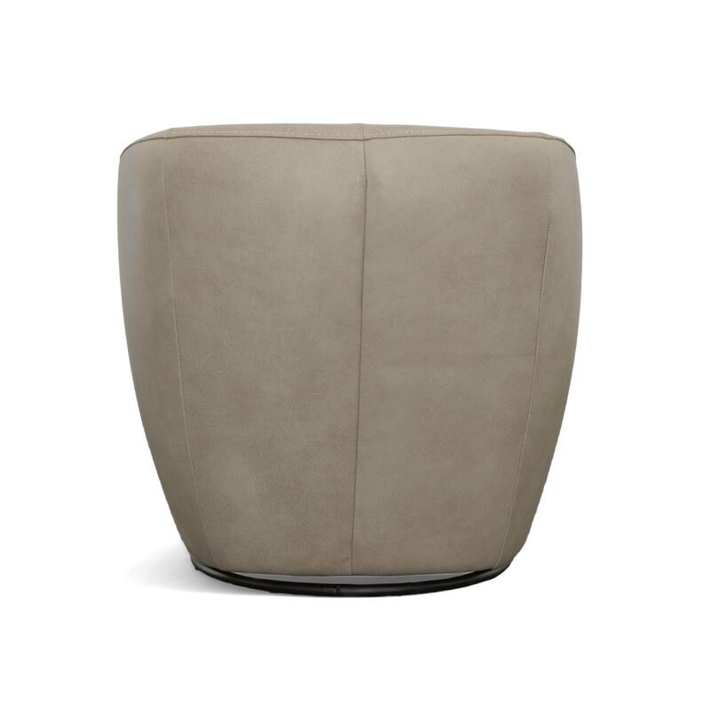 Wade Brown Leather 360° Swivel Chair by Flexsteel
