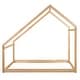 preview thumbnail 4 of 7, Modern Style Full Size Pine Wood House Bed for Kids Room&Bedroom, Kids Will Have Provide a Comfortable Sleeping Environment