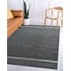 preview thumbnail 10 of 8, Gray Hand-Woven Wool Contemporary Natural Wool Flat Area Rug - Modern Elegance and Timeless Craftsmanship