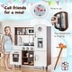 preview thumbnail 7 of 8, Costway Kids Kitchen Playset Pretend Play Kitchen Toy with Realistic - See Details