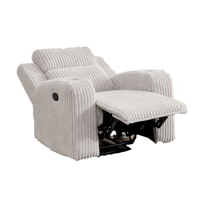 Oversized Power Recliner Chair with USB Ports, Home Theater Single Sofa with Cup Holders