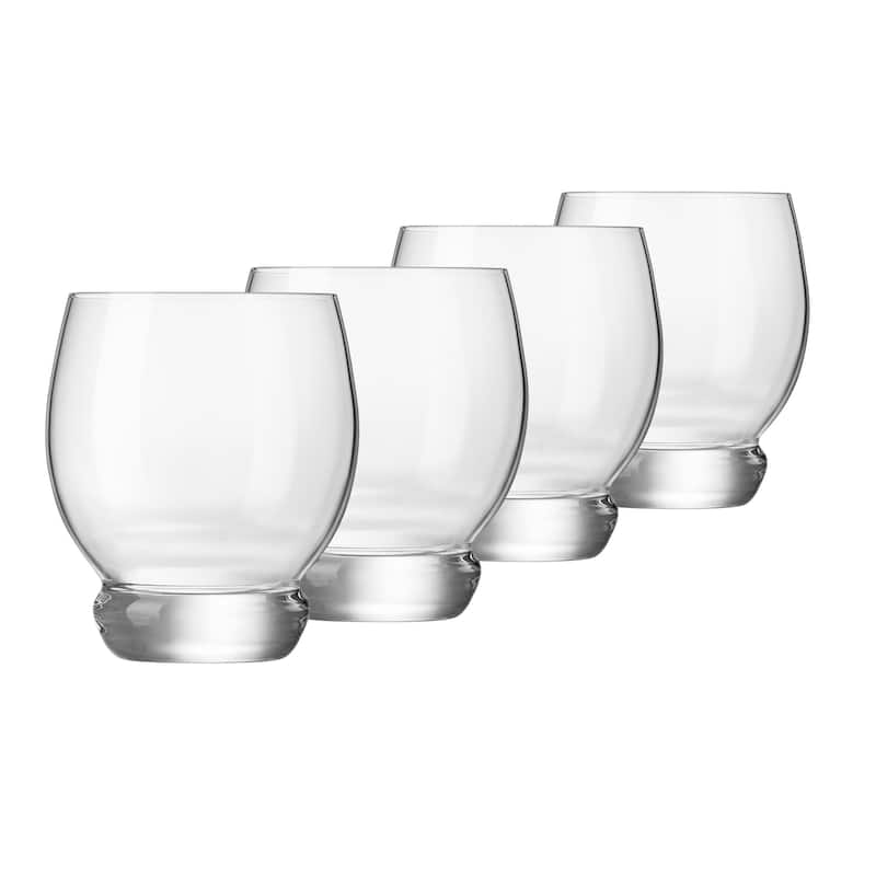 Luigi Bormioli Set of 4 Backdoor 20s Glasses - DOF Whisky - 15.25 oz