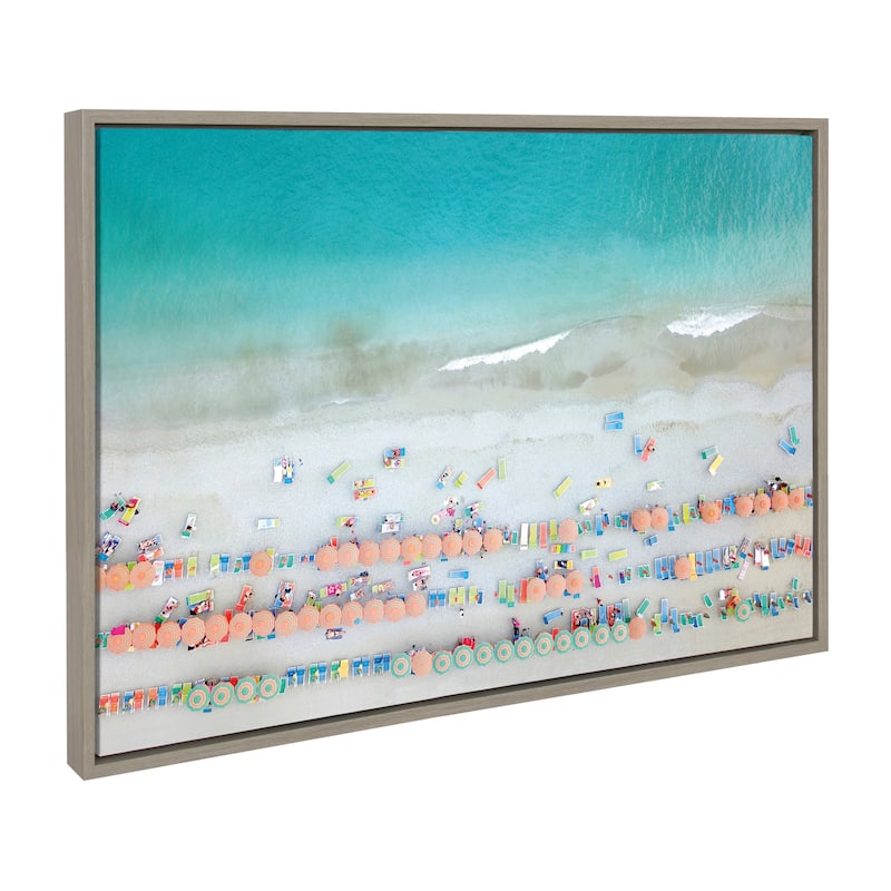 Kate and Laurel Sylvie Monterosso 6 Framed Canvas by Rachel Bolgov
