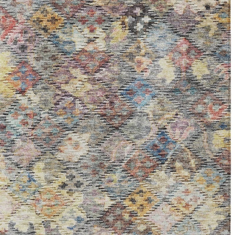 HomeRoots Floral Traditional Rectangle Outdoor Rug
