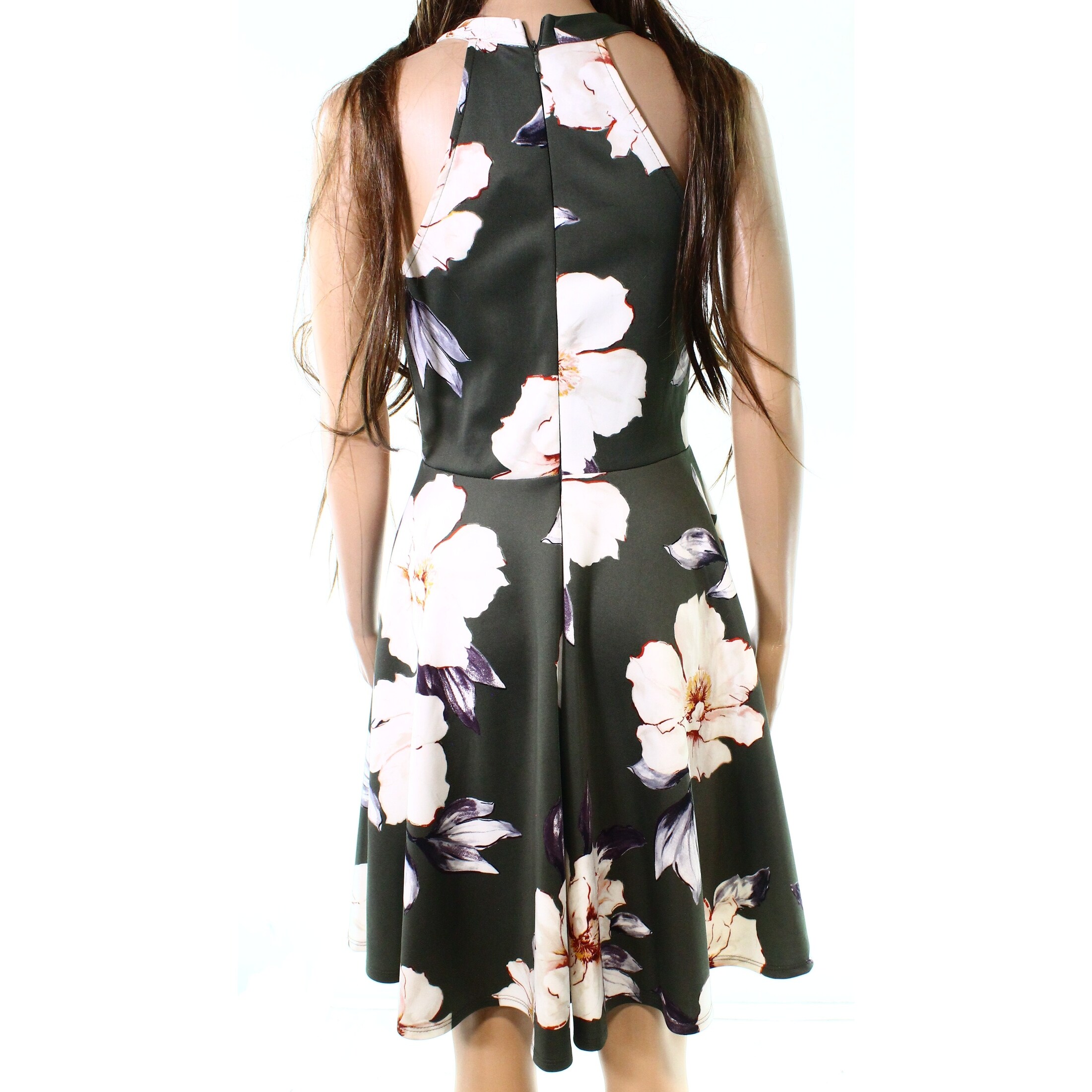 olive green sheath dress