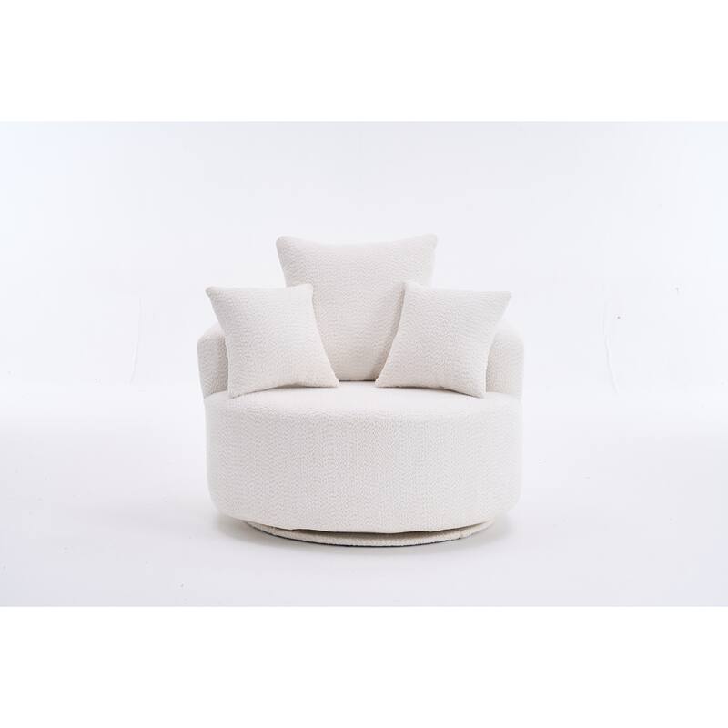 Single Seat Full Sponge Compression Swivel Chair Single Sofa