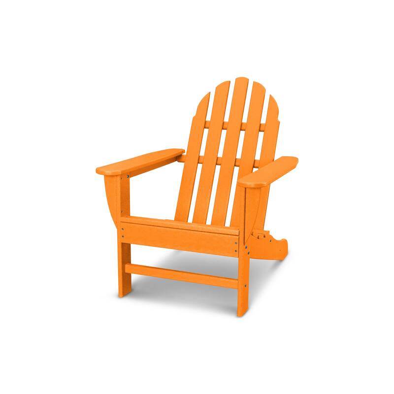 POLYWOOD Classic Outdoor Adirondack Chair - Tangerine