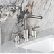 preview thumbnail 15 of 34, Kingston Brass Convergent Two-Handle 3-Hole Deck Mount Widespread Bathroom Faucet with Knurled Handle and Brass Pop-Up Drain