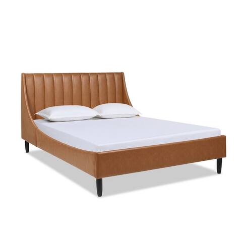 Aspen Upholstered Channel Tufted Platform Bed