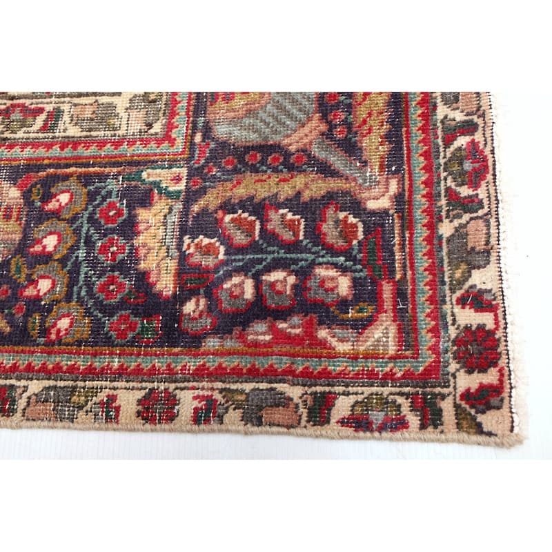 ECARPETGALLERY Hand-knotted Antalya Vintage Red Wool Rug - 6'7 x 9'6