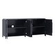 preview thumbnail 29 of 28, Walker Edison Modern Curved 70-inch Buffet Sideboard and TV Stand