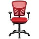preview thumbnail 47 of 164, Nicholas Mid-Back Blue Mesh Multifunction Executive Swivel Ergonomic Office Chair with Adjustable Arms