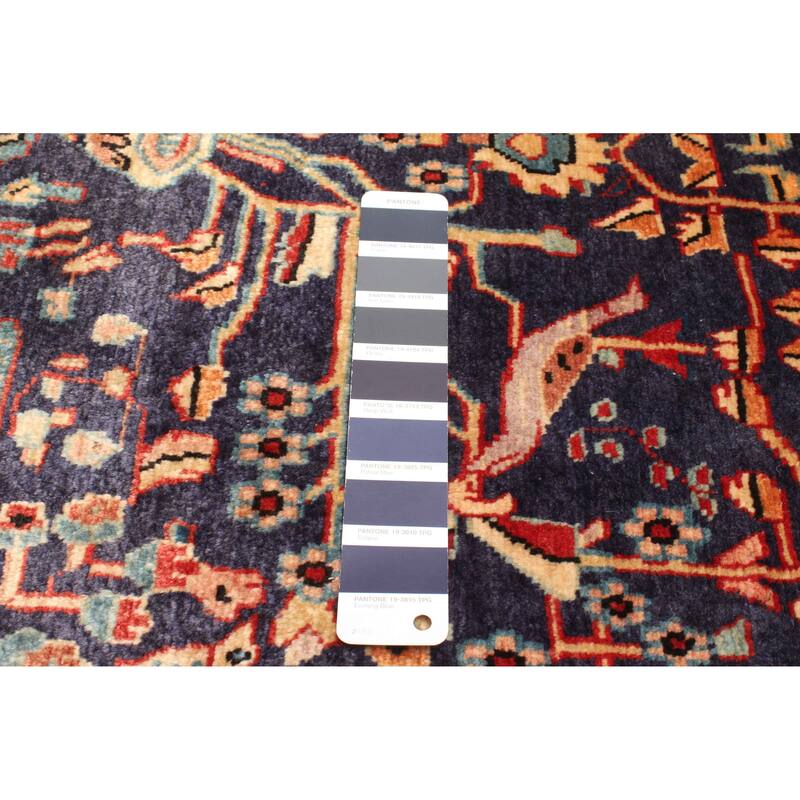 ECARPETGALLERY Hand-knotted Anadol Dark Navy Wool Rug - 3'3 x 4'8