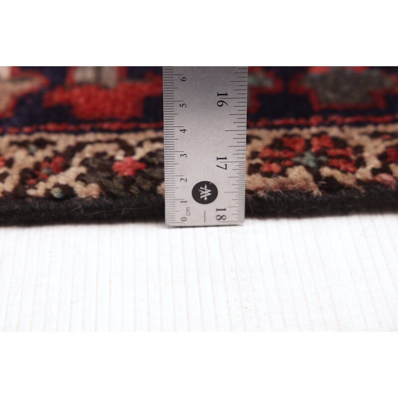 ECARPETGALLERY Hand-knotted Anatolian Vintage Dark Navy Wool Rug - 3'8 x 9'3