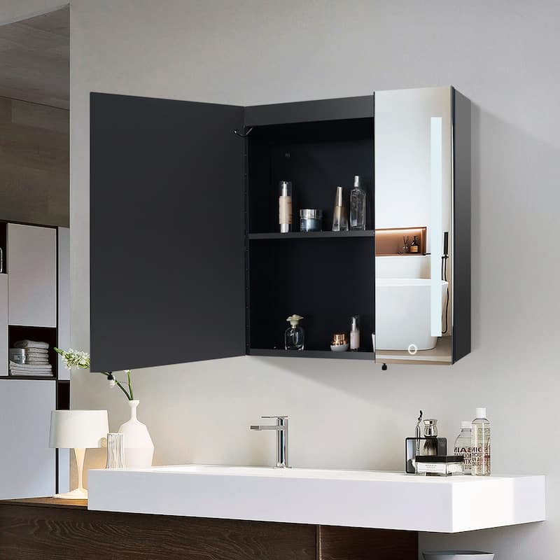 LED Mirror Medicine Cabinet Surface - 30x26 inch