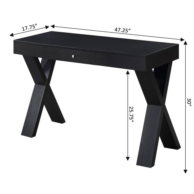 Convenience Concepts Newport Desk with Drawer