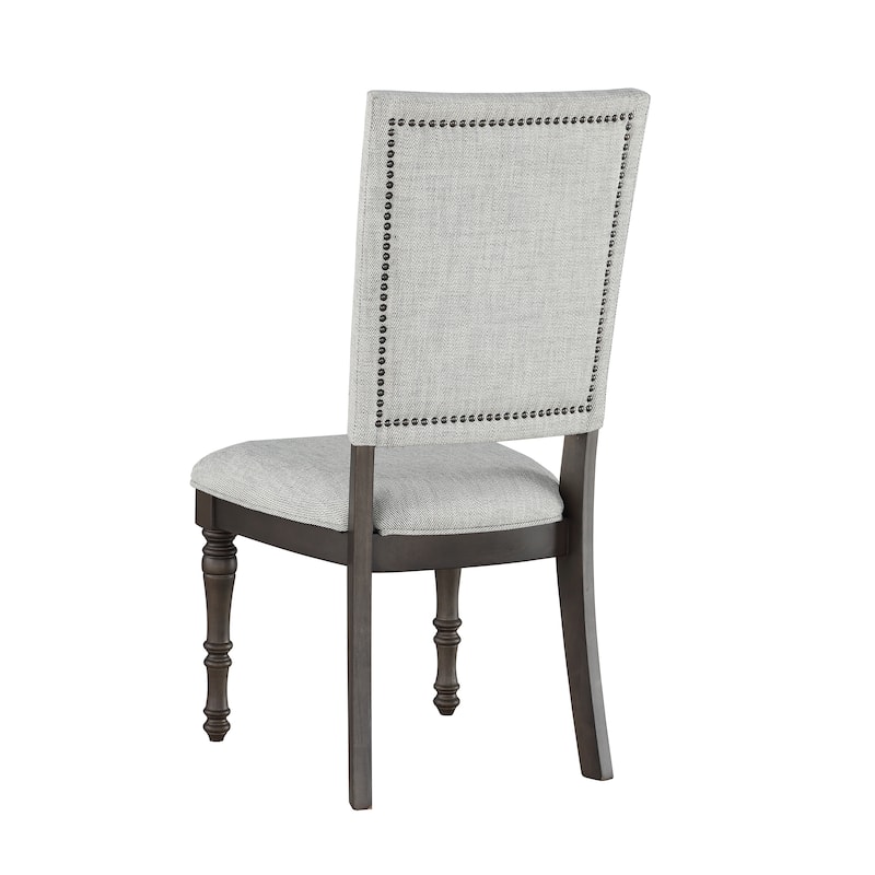 Steve Silver Lockwood Dining Set with Upholstered Side Chairs