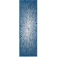 preview thumbnail 23 of 89, SAFAVIEH Evoke Juli Abstract Boho Burst Rug 2'2" x 11' Runner - Navy/Ivory - Runner