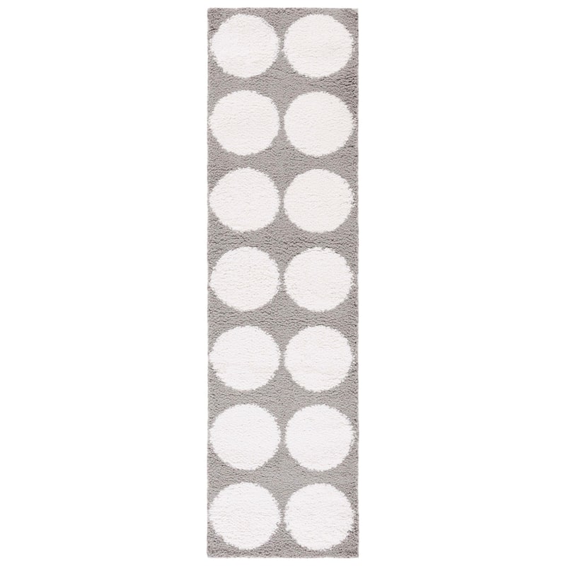 SAFAVIEH Calico Shag Kantha Geometric Dot 1.5-inch Thick Rug