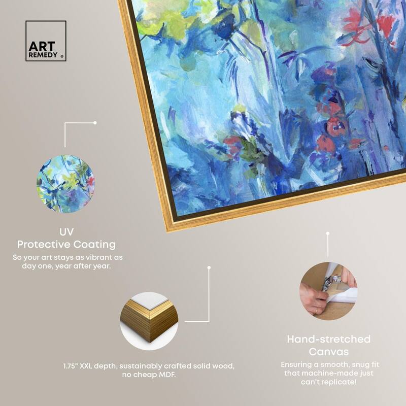 Heavenly Blue II Canvas by Art Remedy