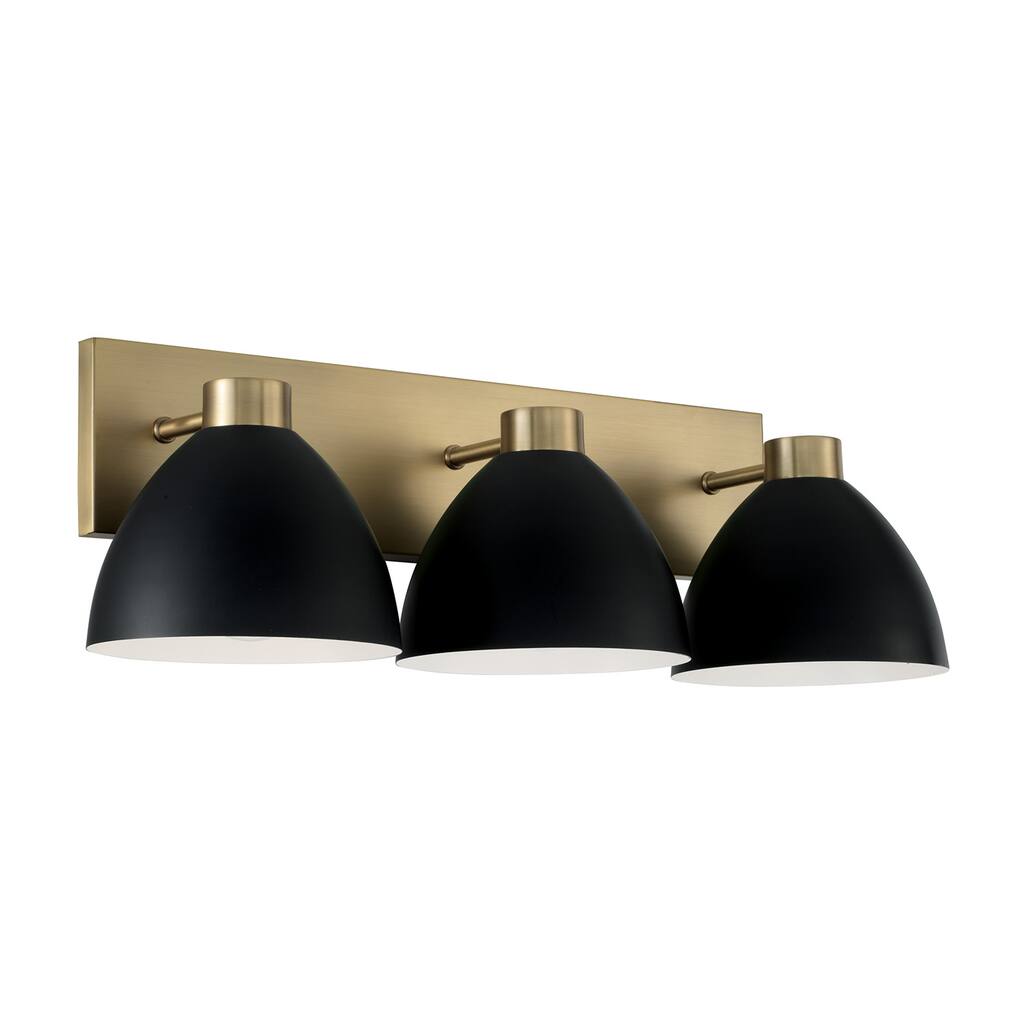 Ross 3-Light Vanity - 25.25"W x 8"H x 8.5"E
