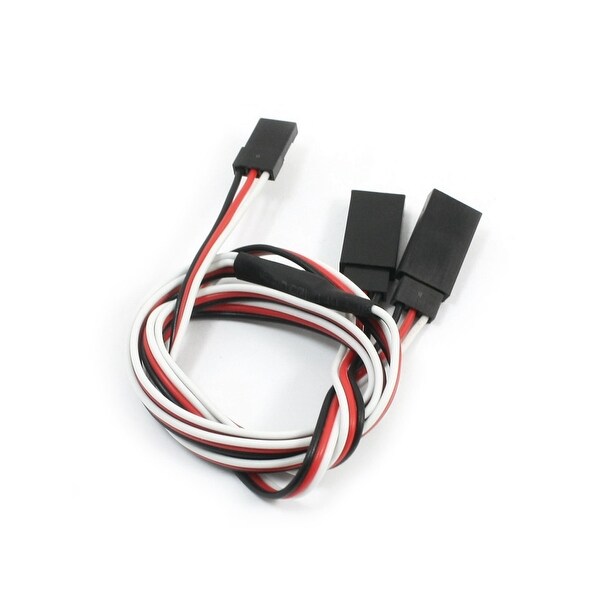 Uxcell 2pcs Rc Lipo Battery M F Jst Y Splitter Connector Cable Wire 30cm Power Cables