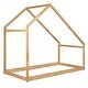 preview thumbnail 4 of 7, Modern Style Pine Wood Twin Size Wooden House Bed, Versatile Design, Can Be Decorated
