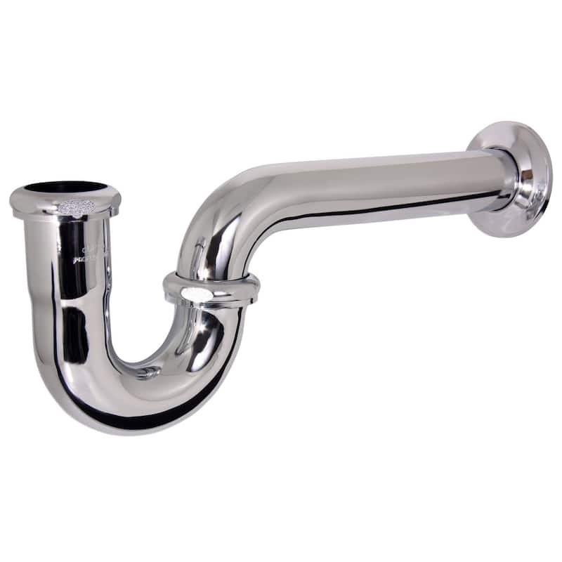 PROFLO 12-1/4" Adjustable Tubular P-Trap (1-1/2" X 1-1/2" Connections) - Chrome