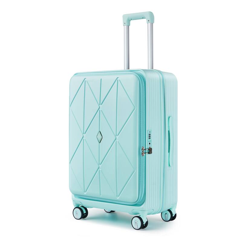 Luggage Sets 3 Piece(20/24/28), Expandable Carry On Luggage with TSA Lock, Hard Shell Suitcase w/ Front Pocket & Spinner Wheels