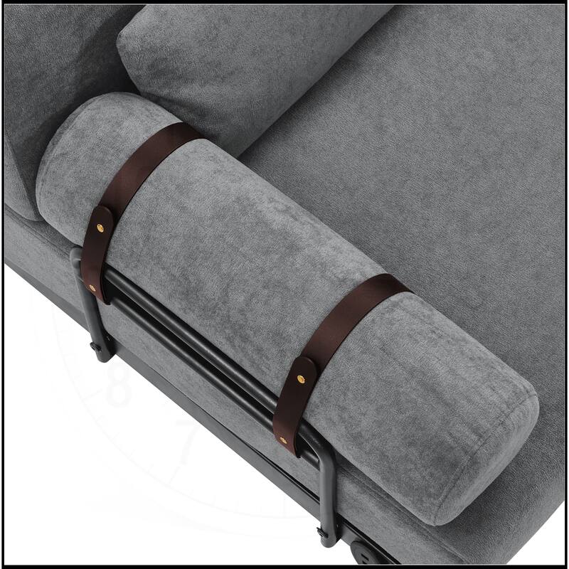 59" Loveseat Sofa with Flexible USB Ports