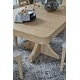 preview thumbnail 6 of 8, Magnussen Home Somerset Butternut Extendable Trestle Dining Table - 40''W x 76''D x 29.75''H