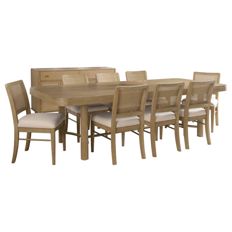 Arini Extension Leaf Dining Table Set Black