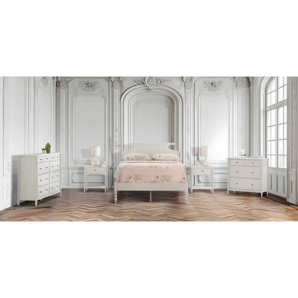 Spindle 5-Piece Bedroom Set (1-Year Warranty)