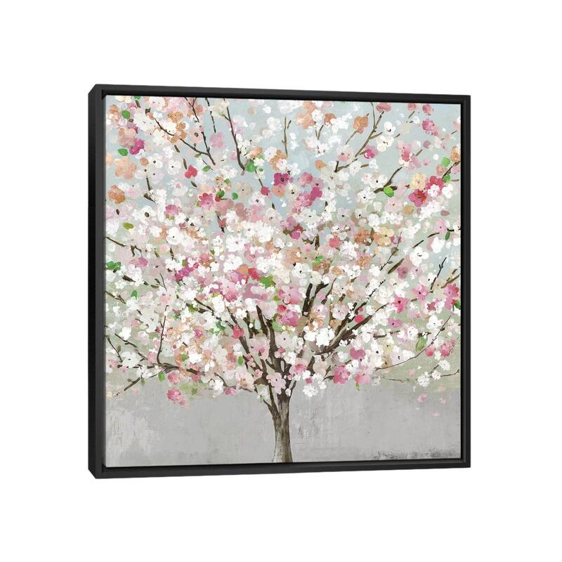 iCanvas "Spring Love" by Allison Pearce Framed Canvas Print - Black - 26x26