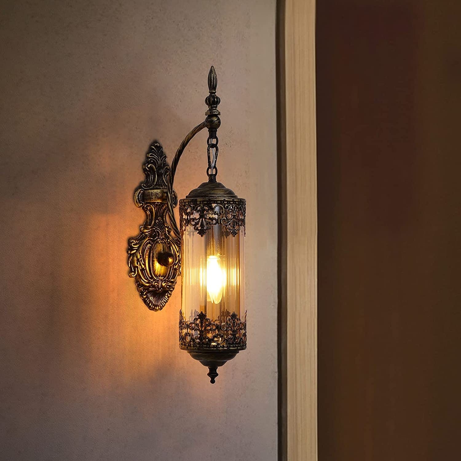 Rust glass wall sconce vintage industrial wall lamp - Bed Bath \u0026 Beyond -  36519784, image size:1500x1500