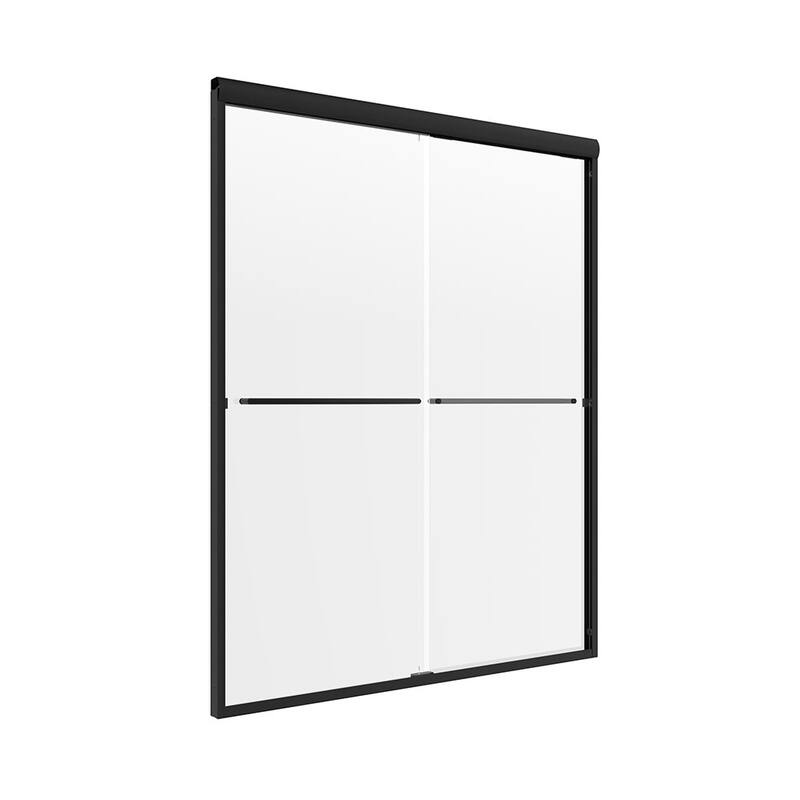 Miseno 72" High x 46-48" Wide Sliding Framed Shower Door with 1/4"
