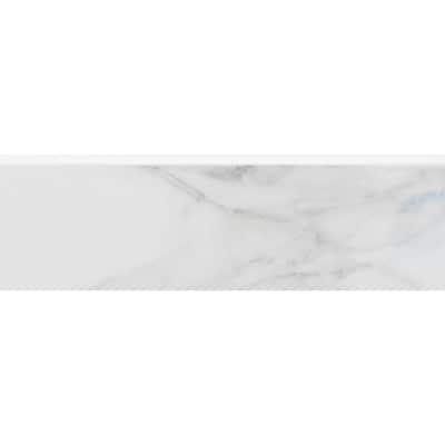 The Tile Life Minerva 2x10 Grey Ceramic Bullnose Wall Tile