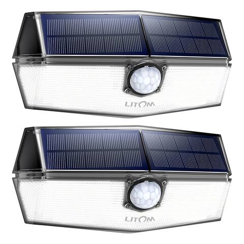 120 LED Solar Lights Outdoor Waterproof Solar Power Lights with 270 Wide Angle Motion Sensor