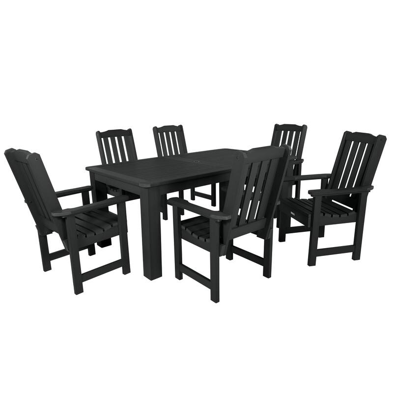 HIGHWOOD 7-Piece Outdoor Dining Set - 42" x 72" Table, Dining-height