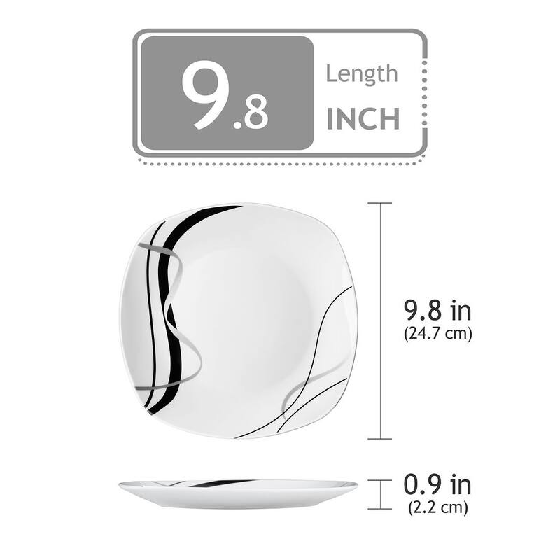 VEWEET Fiona Porcelain Dinnerware Set