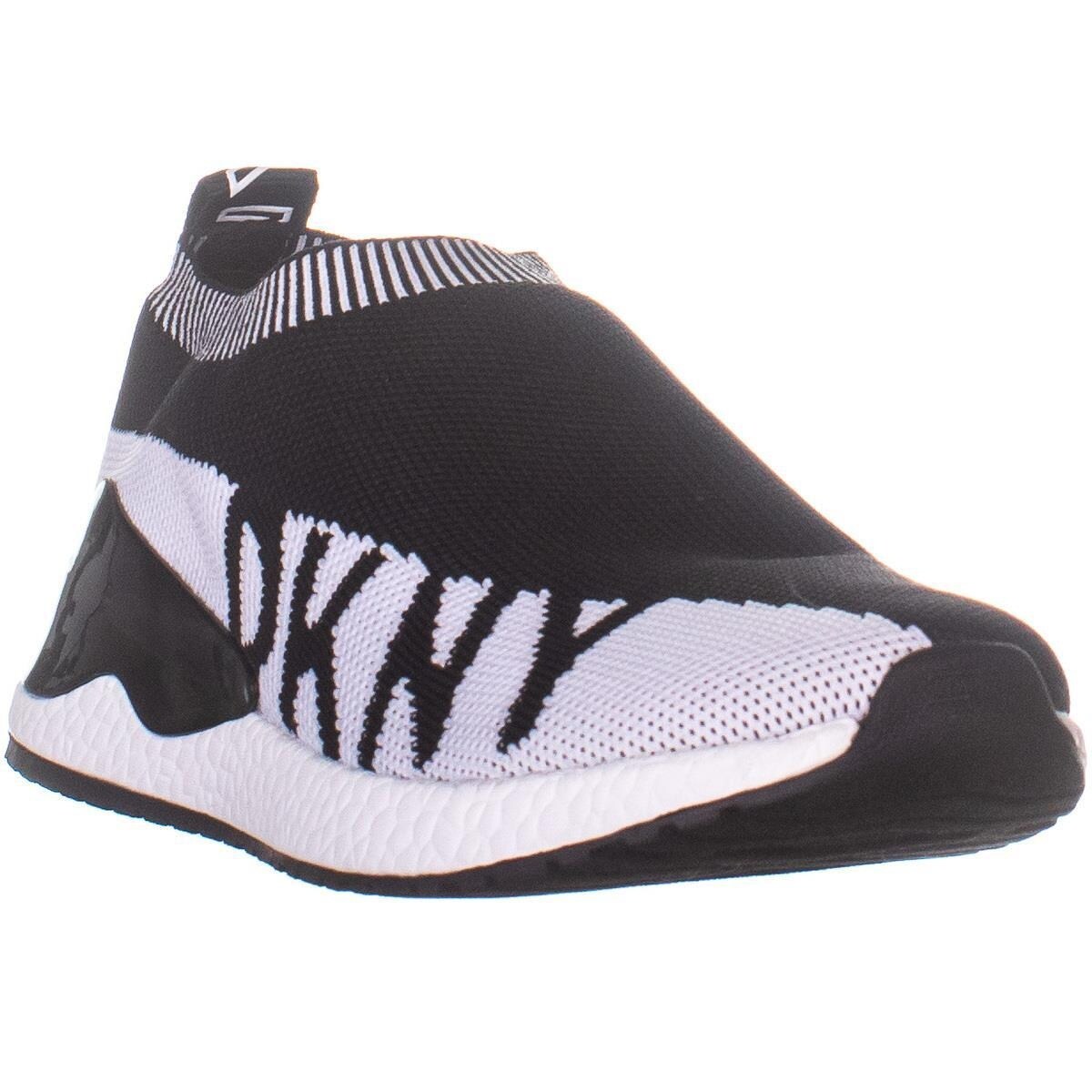 dkny black and white shoes