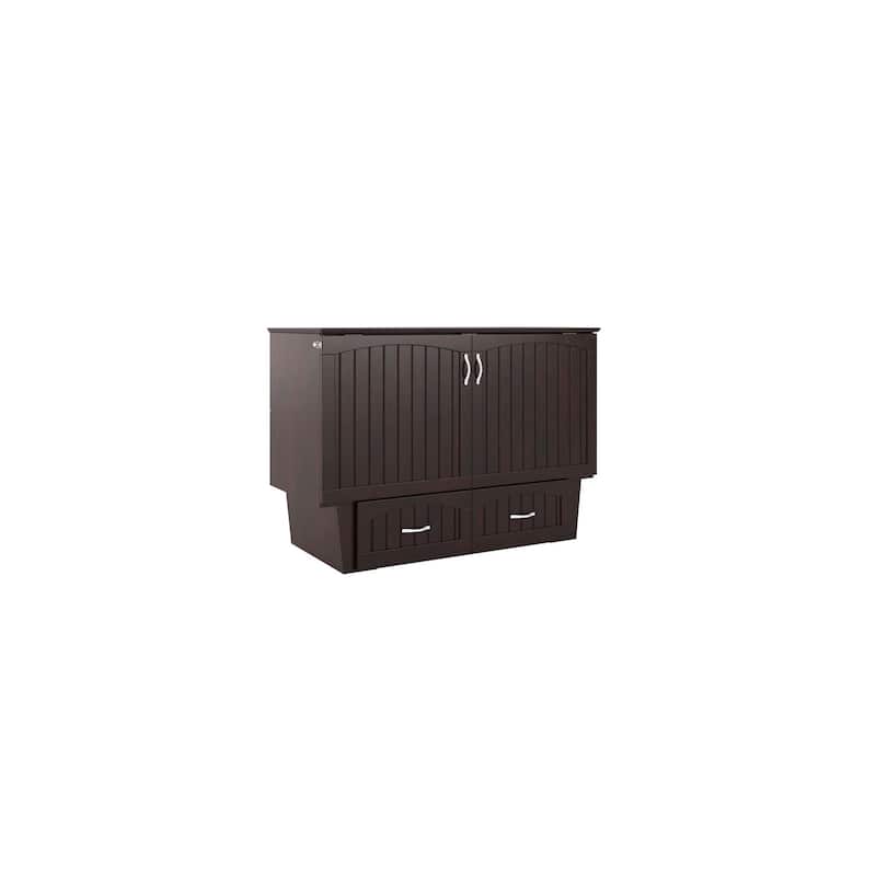 Murphy Bed Chest - Storage Drawer & USB Charger - Space Saving Furniture