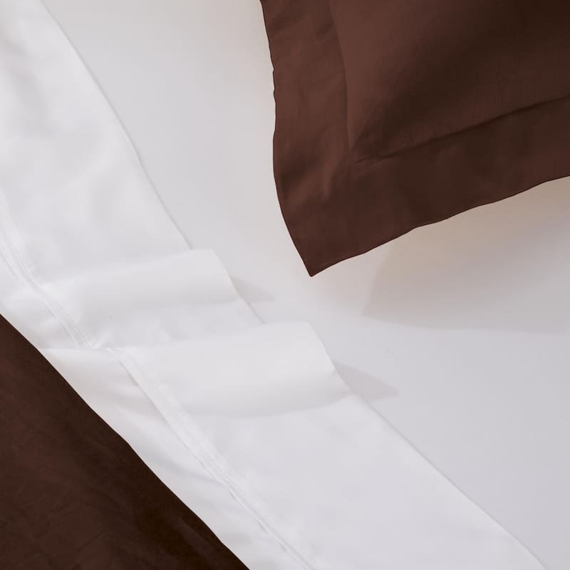 Superior Egyptian Cotton 400 Thread Count Solid Duvet Cover Set