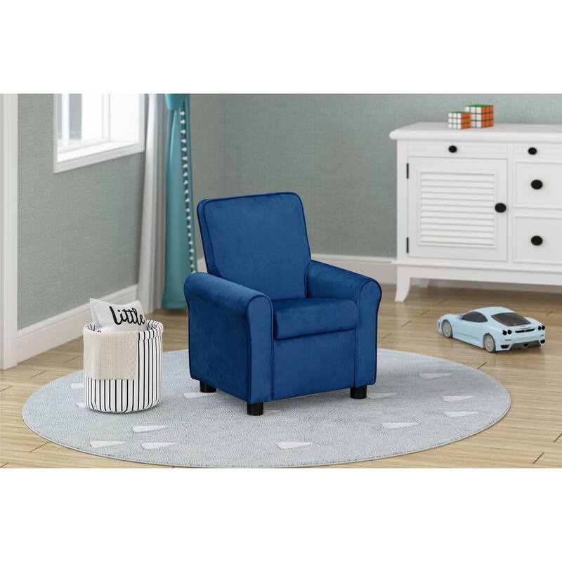 Olive & Opie Jordan Kids Recliner - Nautica Soft