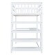 preview thumbnail 14 of 13, Twin Size Loft Bed with Built-in Desk and Storage Shelves , Solid Wood Construction, Space-saving Design