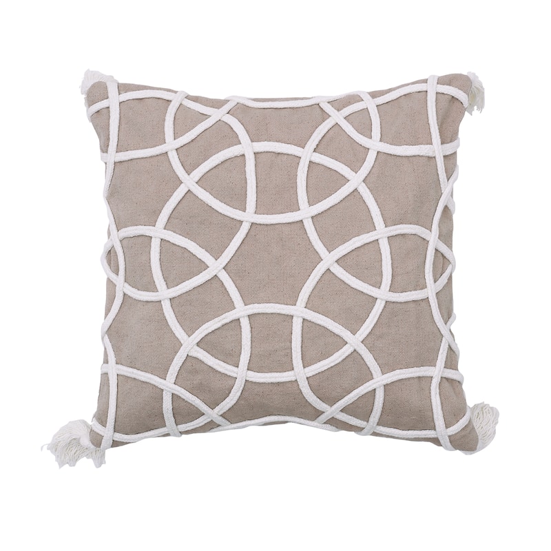 18" x 18" Lily Dune Geometric Throw Pillow