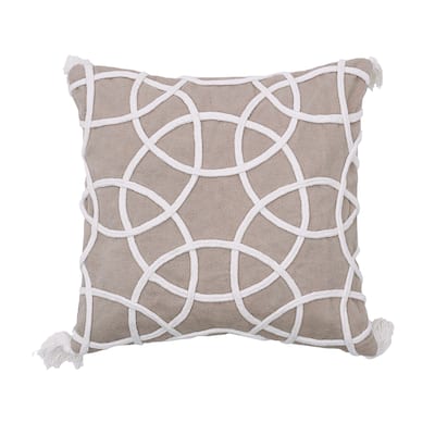 18" x 18" Lily Dune Geometric Throw Pillow