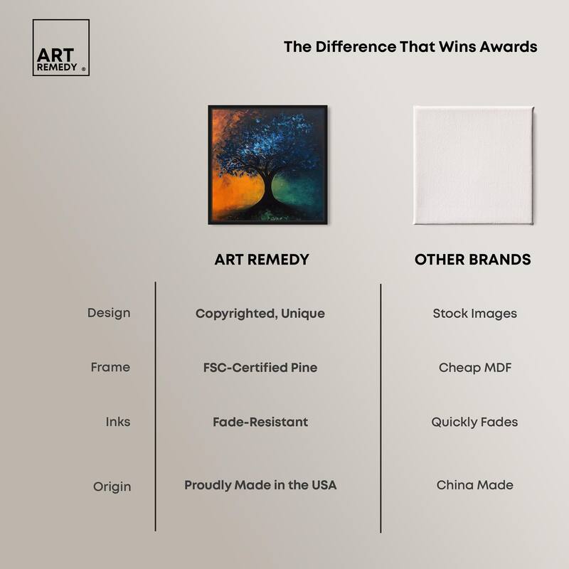 Tree of Opposites II Canvas by Art Remedy