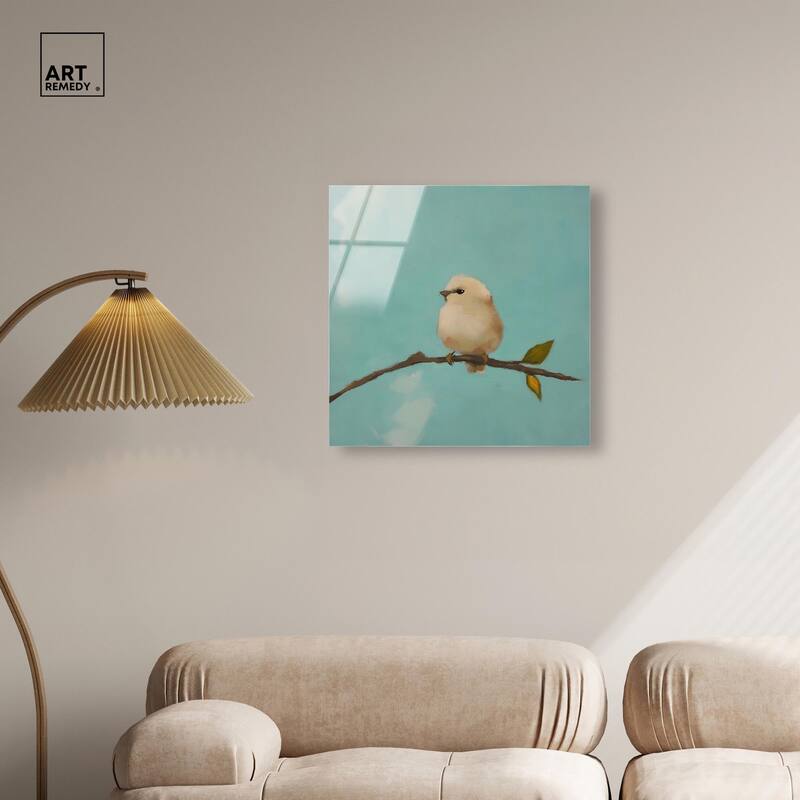 Azure Avian Acrylic by Art Remedy, Ready to Hang